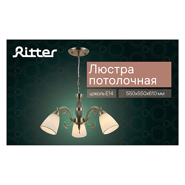 Подвесная люстра Ritter Firenze 52547 9